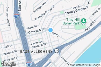 Map image of the property - 1027 Vinial St