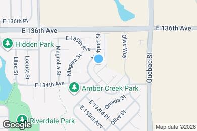 Map image of the property - 13480 Oneida Ln