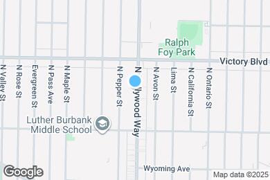 Map image of the property - 1909 N Hollywood Way