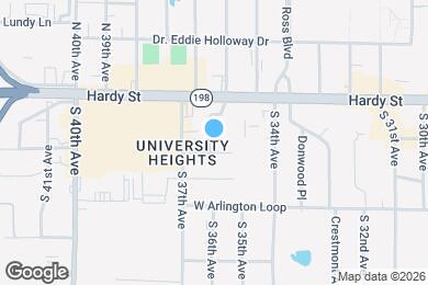 Map image of the property - Baylor Apartments