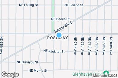Map image of the property - 3431 NE 73rd Ave
