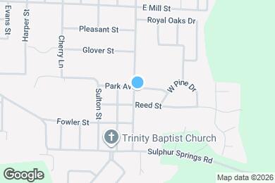 Map image of the property - 1703 Park Ave