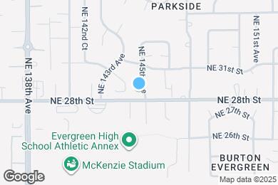 Map image of the property - 2806 NE 145th Ave