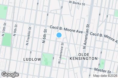 Map image of the property - 1651 N 5th St