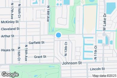 Map image of the property - 1321 Garfield St