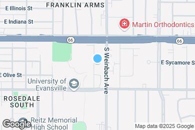 Map image of the property - 204 S Frederick St