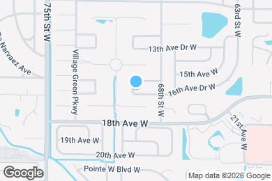 Map image of the property - 6906 16th Ave Dr W