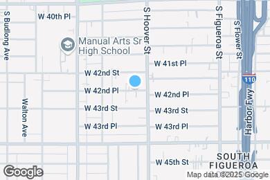 Map image of the property - 823 W 43rd Pl