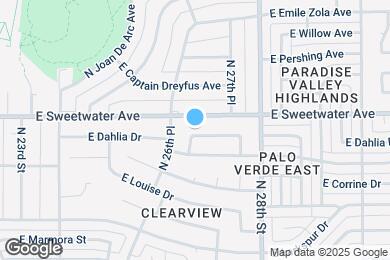 Map image of the property - 2706 E Dahlia Dr