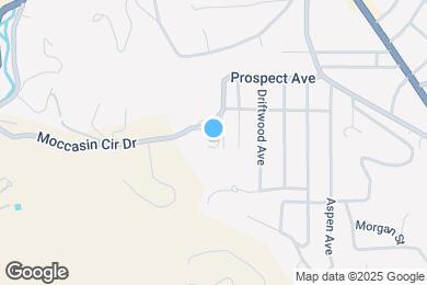 Map image of the property - 600 Moccasin Cir Dr