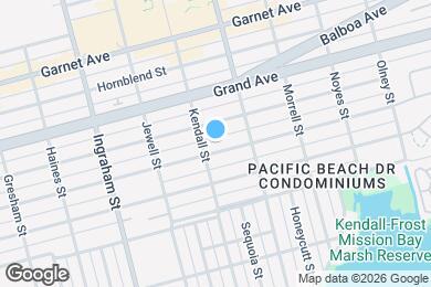 Map image of the property - 1818 Reed Avenue