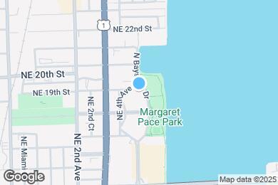 Map image of the property - 1900 N Bayshore Dr