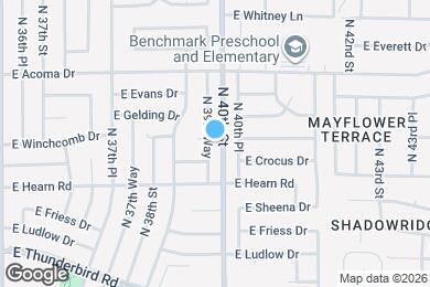 Map image of the property - 14235 N 39th Way