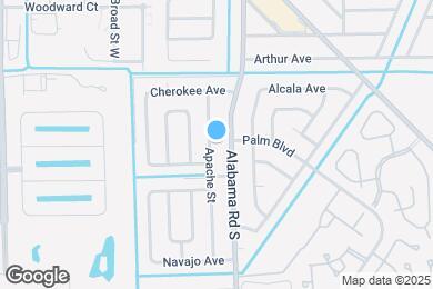 Map image of the property - 100 Apache St