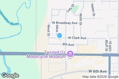 Map image of the property - 749 W Clark Ave