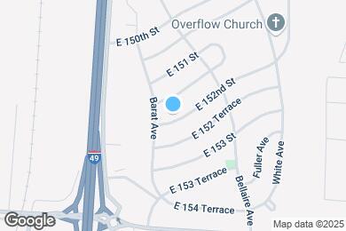 Map image of the property - 6006 E 152nd St