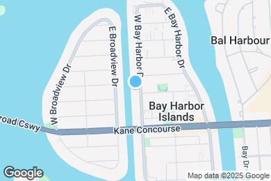 Map image of the property - 9800 W Bay Harbor Dr