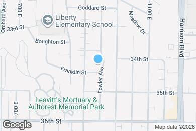 Map image of the property - 3429 Fowler Ave