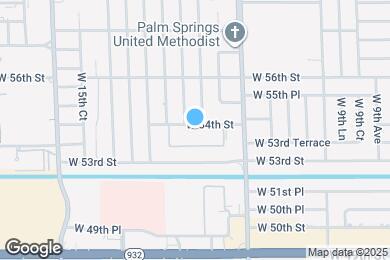 Map image of the property - 1280 W 54th St