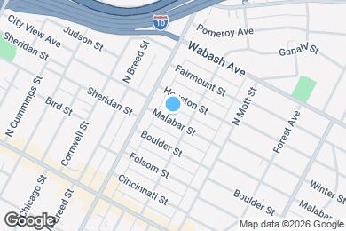 Map image of the property - 2437 Malabar St