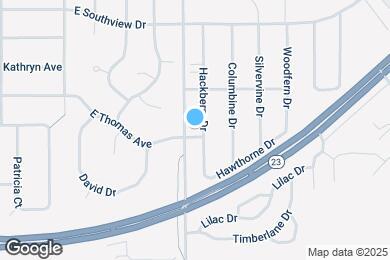 Map image of the property - 401 E Thomas Ave