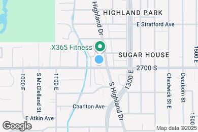 Map image of the property - 1211 E 2700 S