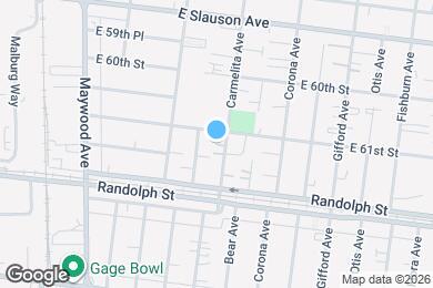 Map image of the property - 6115 Carmelita Ave