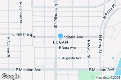 Map image of the property - 914 E Indiana Ave