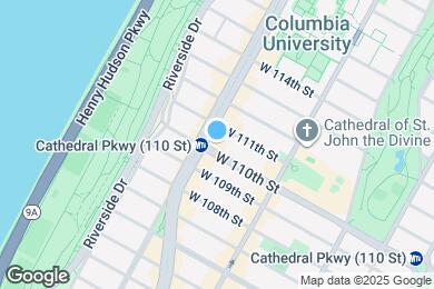 Map image of the property - 545 W 110th St