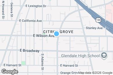 Map image of the property - 1144 E Wilson Ave