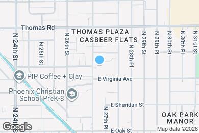 Map image of the property - 2627 N 27th St