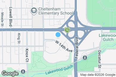 Map image of the property - 3200 W Colfax Ave