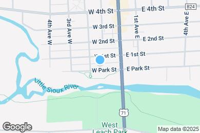 Map image of the property - 107 W Park St