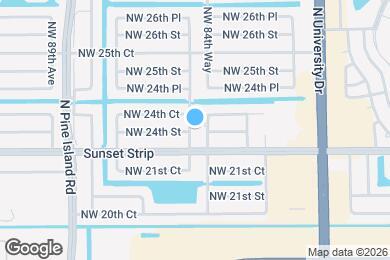 Map image of the property - 2400 NW 85th Ave