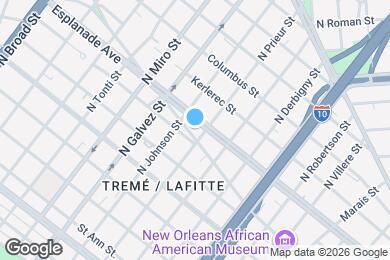 Map image of the property - 1910 Esplanade Ave