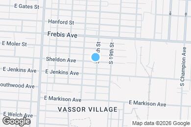 Map image of the property - 629 Sheldon Ave