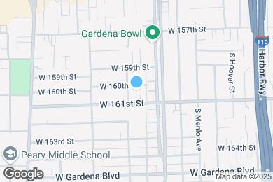 Map image of the property - 1036 W 160th St