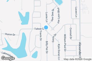 Map image of the property - 9171 Tahoe Dr