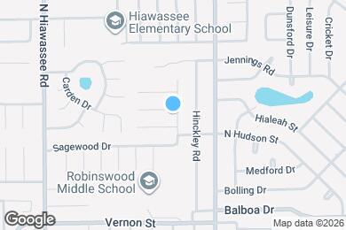 Map image of the property - 1842 Teakwood Dr