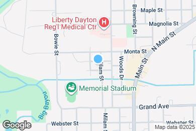Map image of the property - 1105 Milam St