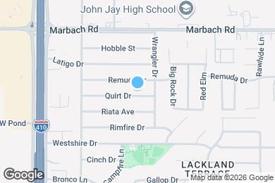 Map image of the property - 7819 Quirt Dr