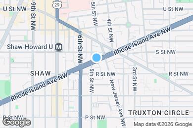 Map image of the property - 440 Rhode Island Ave NW