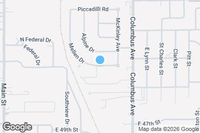 Map image of the property - 735 Mellen Dr