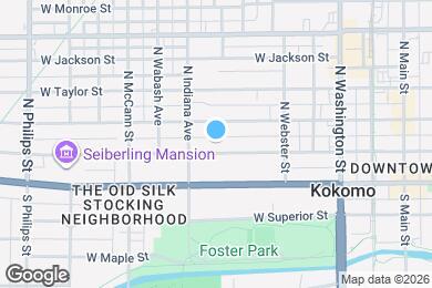 Map image of the property - 620 W Walnut St