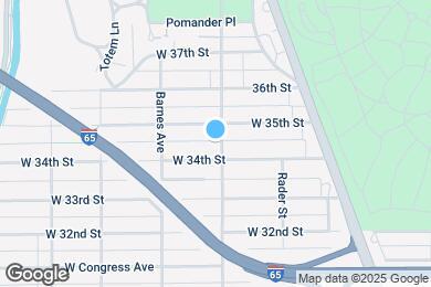 Map image of the property - 3418 Clifton St