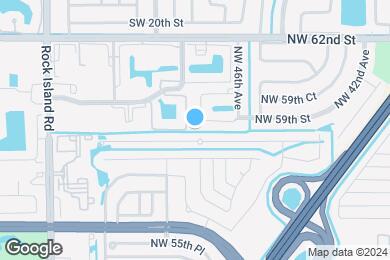 Map image of the property - Golf Villas at Sabal Palm Apartments