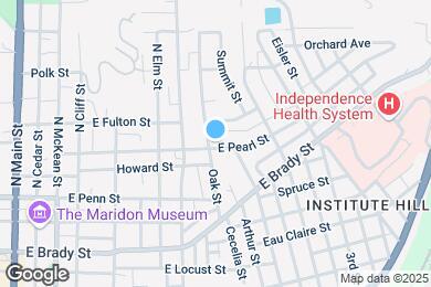 Map image of the property - 202 Oak St
