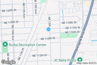 Map image of the property - 11572 NE 13th Ave