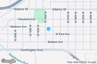 Map image of the property - 4020 St Paul Ave