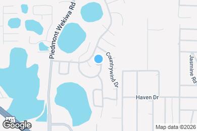 Map image of the property - 1232 Lake Piedmont Cir